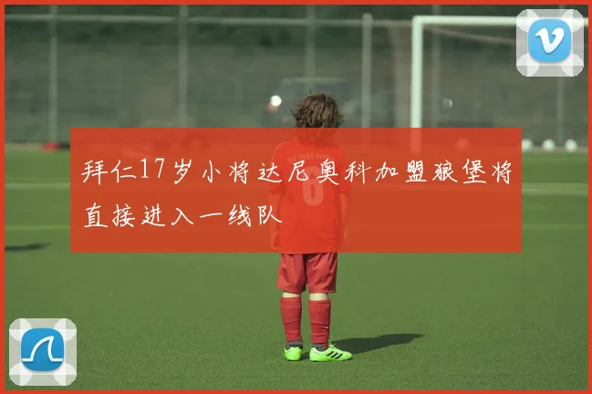拜仁17岁小将达尼奥科加盟狼堡将直接进入一线队