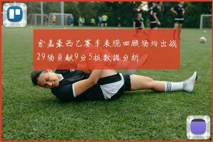 余嘉豪西乙赛季表现回顾场均出战29场贡献9分5板数据分析